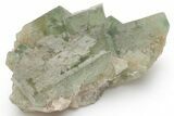 Green Cubic Fluorite Crystal Cluster - Morocco #219270-1